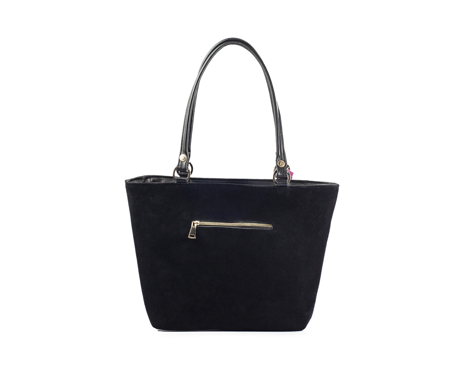 Foto 5 pulgar | Bolso Tote A Ángelozano De Piel Vacuna Con Telar Artesanal, Color Negro, Modelo Florentinagraciela