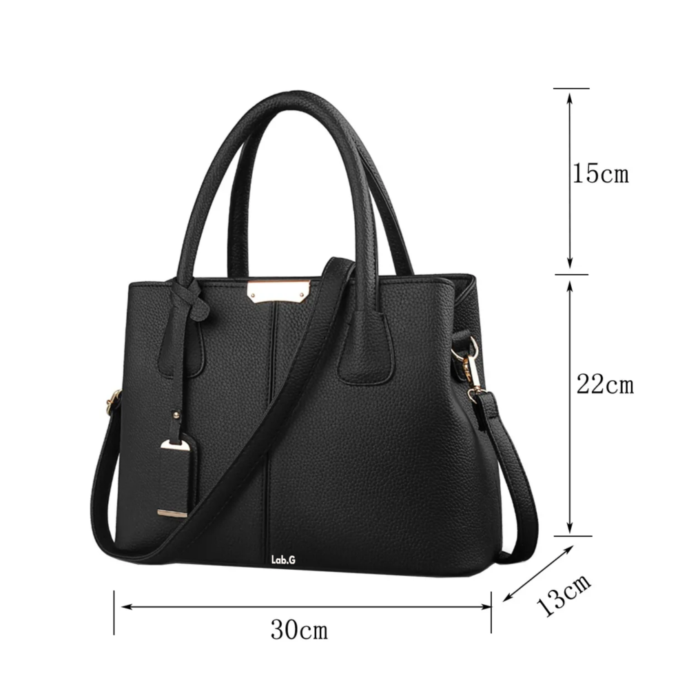 Foto 3 pulgar | Moda Casual Gran Capacidad Bolsos Lady Tote Lab.g, Negro
