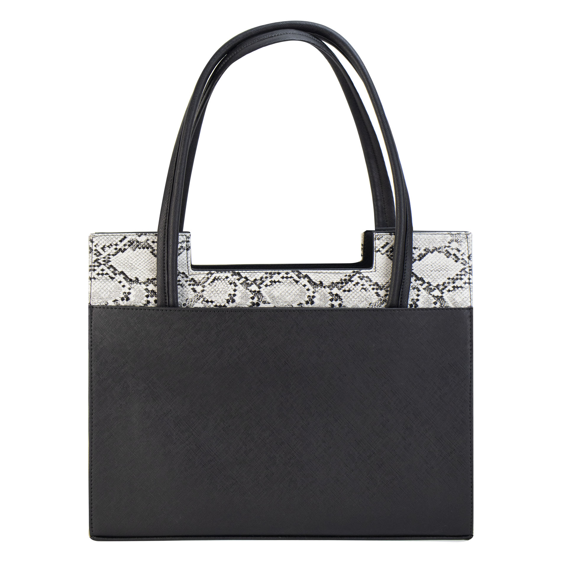 Foto 3 | Bolso Para Dama Negro Cobra Rey Perla Sintetico Carlota Nueva Imagen