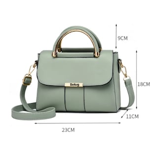 Foto 2 | Bolsos De Mano Y Hombro Para Mujer Bandolera Belug, Verde Claro