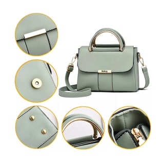 Foto 3 | Bolsos De Mano Y Hombro Para Mujer Bandolera Belug, Verde Claro