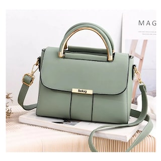 Foto 4 | Bolsos De Mano Y Hombro Para Mujer Bandolera Belug, Verde Claro
