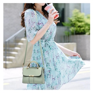 Foto 5 | Bolsos De Mano Y Hombro Para Mujer Bandolera Belug, Verde Claro