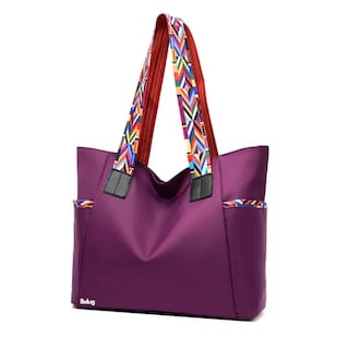 Foto 1 | Bolso Mano Tote Gran Capacidad Ligero Belug, Violeta