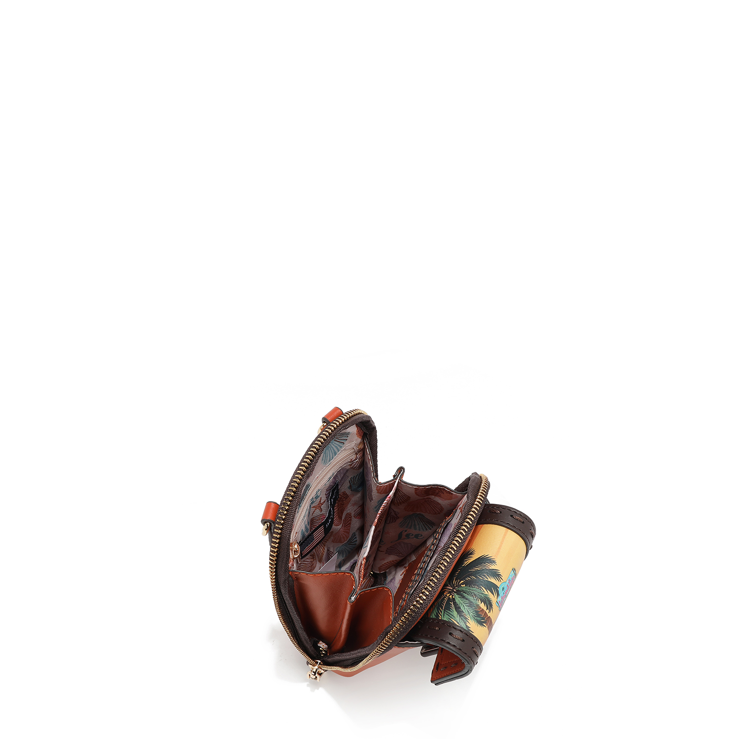 Foto 3 pulgar | Bolsa Crossbody De Nicole Lee Estampado Sun & Sand