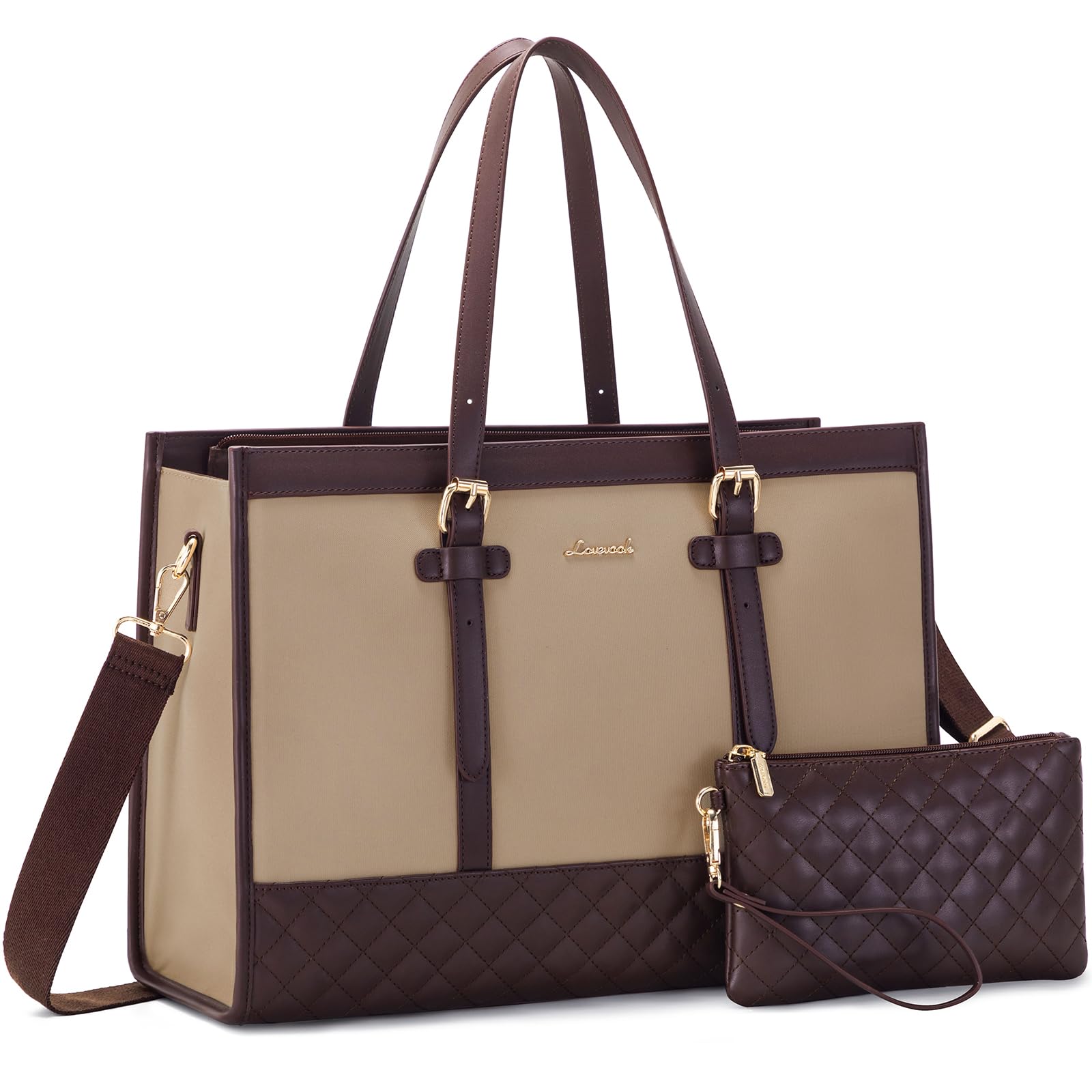 Foto 2 pulgar | Bolso De Lona Lovevook Para Portátil Para Mujer De 15.6 Pulgadas Con Bolso De Mano - Venta Internacional.