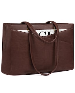 Foto 1 | Bolsa Para Portátil Lovevook, Bolso De Trabajo Vintage De Piel De 15.6 Pulgadas Para Mujer - Venta Internacional.