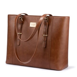 Foto 1 | Bolsa Para Portátil Lovevook De Piel Estructurada Para Mujer 15.6 Pulgadas - Venta Internacional.
