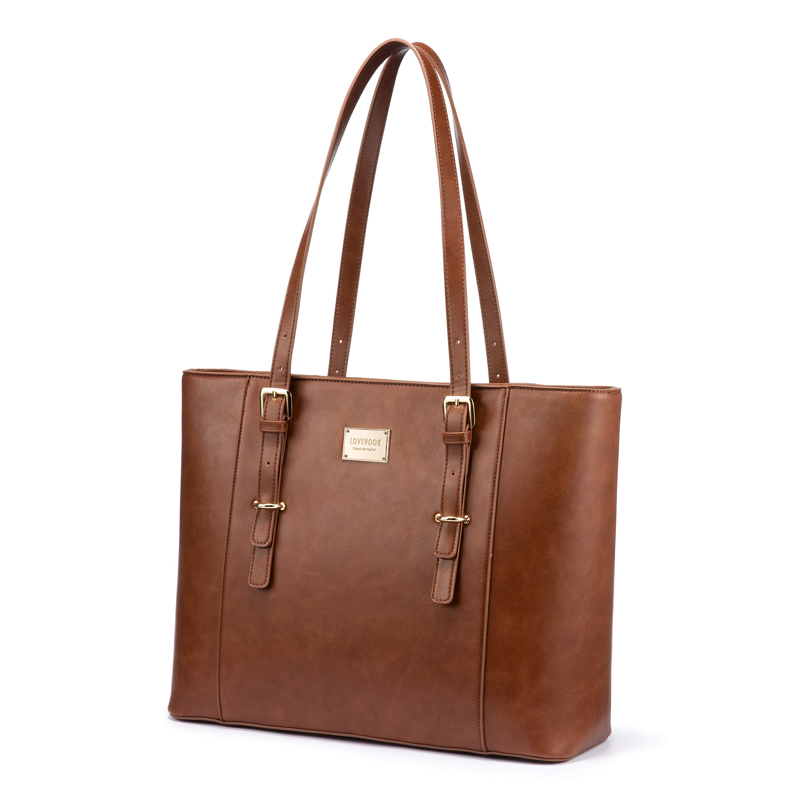 Foto 3 pulgar | Bolsa Para Portátil Lovevook De Piel Estructurada Para Mujer 15.6 Pulgadas - Venta Internacional.