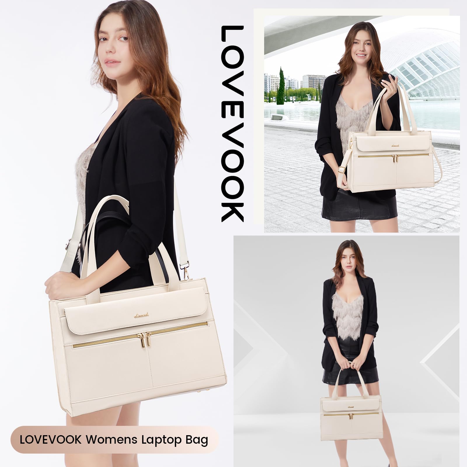 Foto 6 | Bolsa Para Portátil Lovevook De 15.6 Pulgadas, De Piel De Trabajo, Impermeable - Venta Internacional.