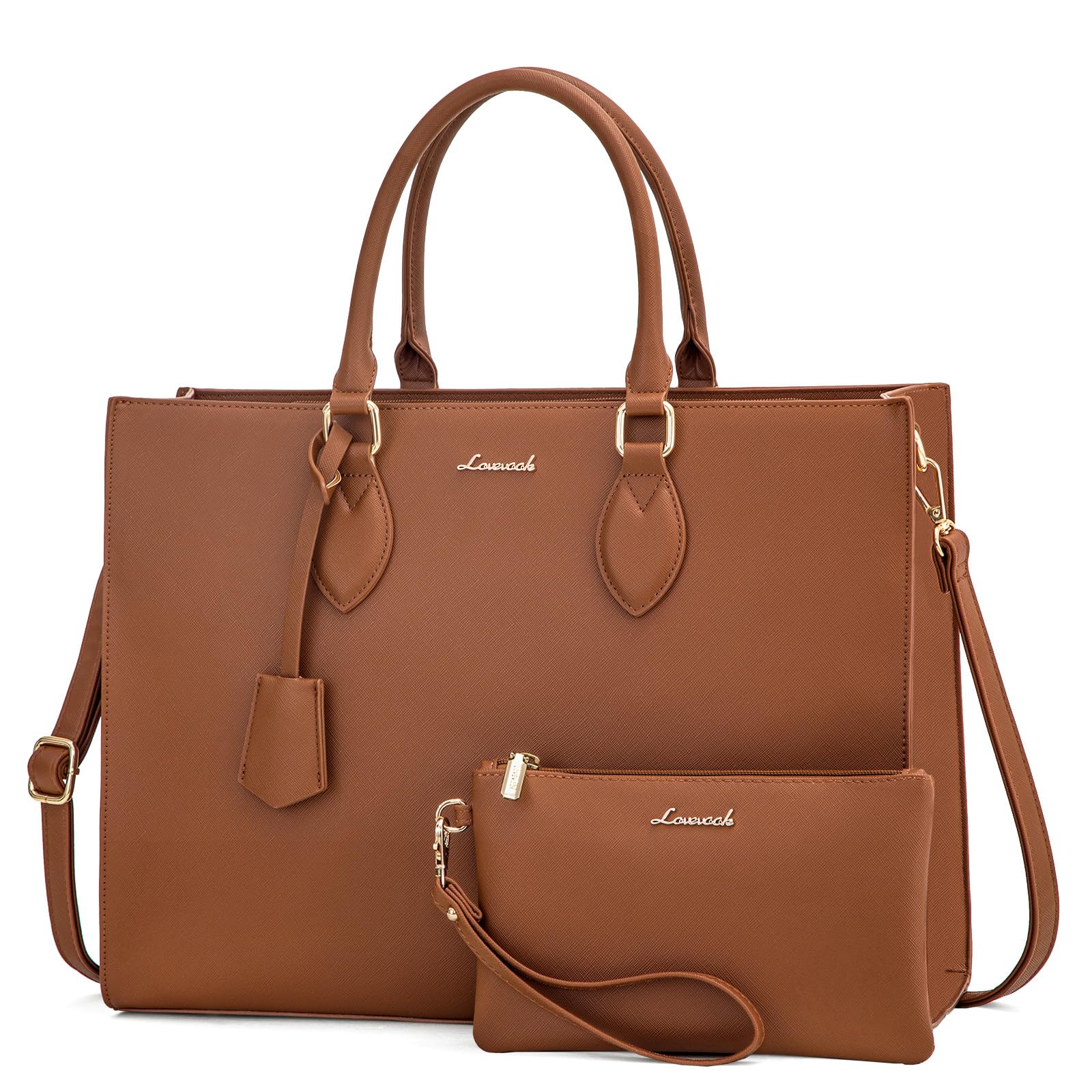Foto 2 pulgar | Bolsa Para Portátil Lovevook Para Mujer De 15.6 Pulgadas, Piel Impermeable - Venta Internacional.