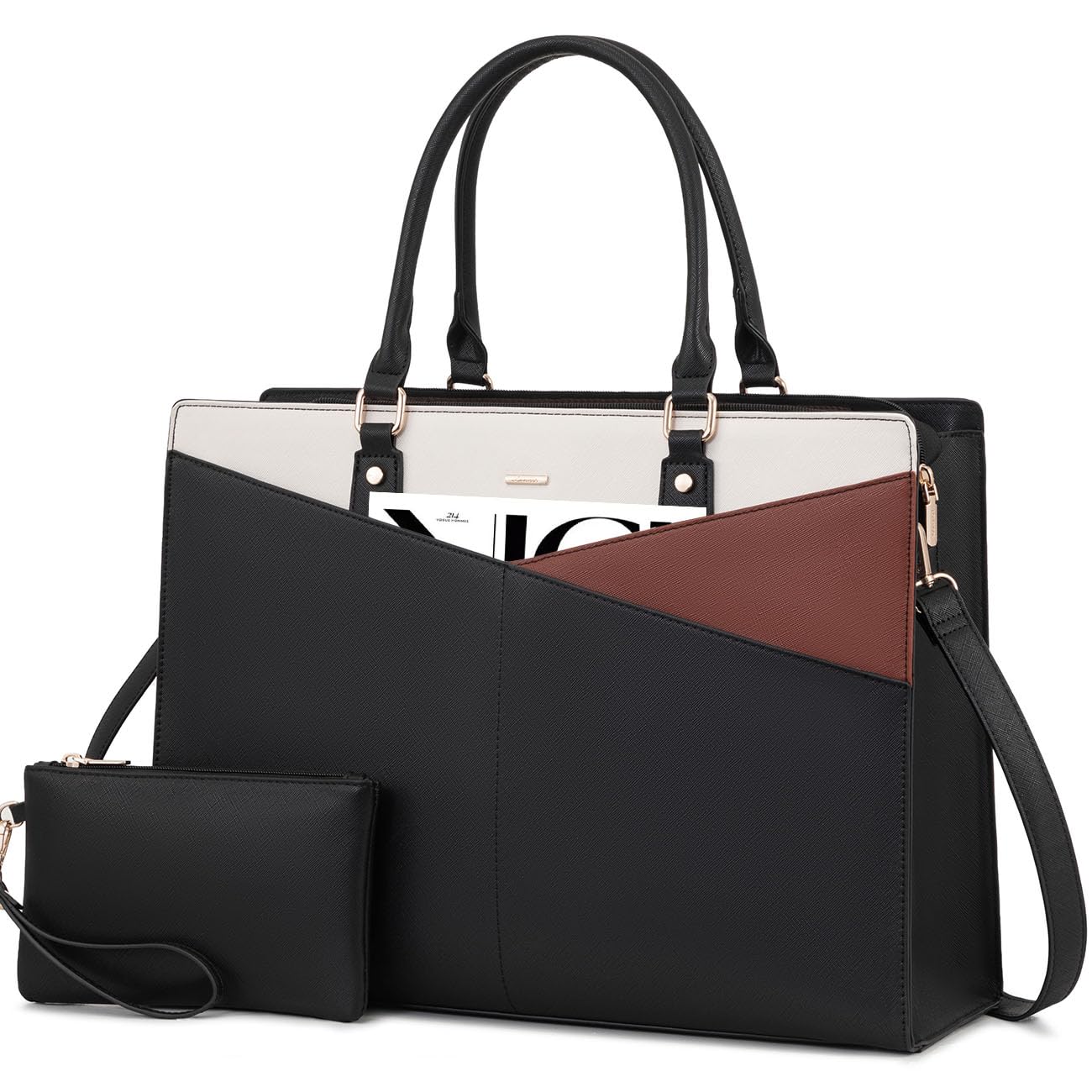 Foto 2 pulgar | Bolso De Mano Para Portátil Lovevook De Piel Para Portátil De 15.6 Pulgadas Para Mujer - Venta Internacional.