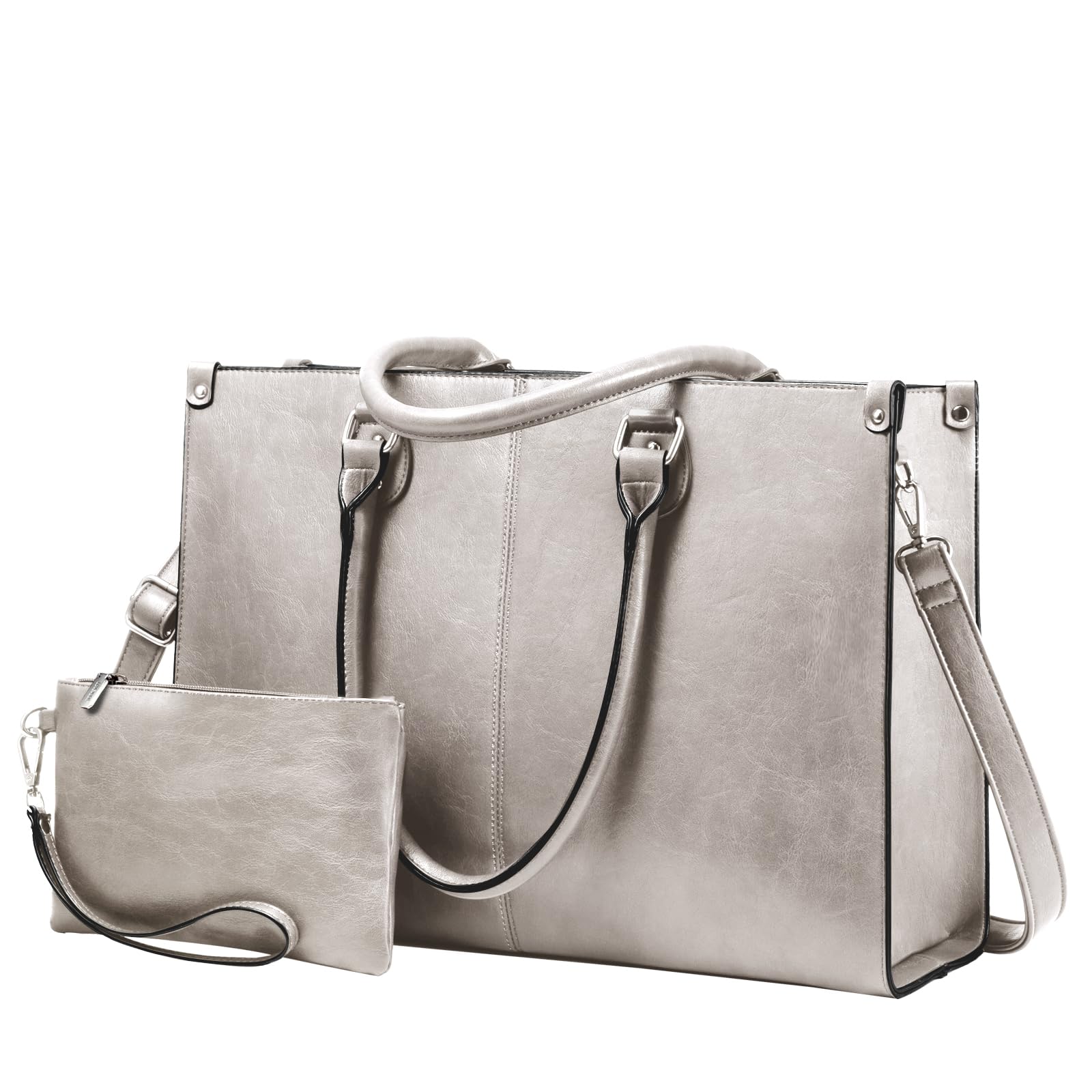 Foto 2 pulgar | Bolsa Para Portátil Lovevook Para Mujer, 15.6 Pulgadas, Piel Vintage, Marrón - Venta Internacional.