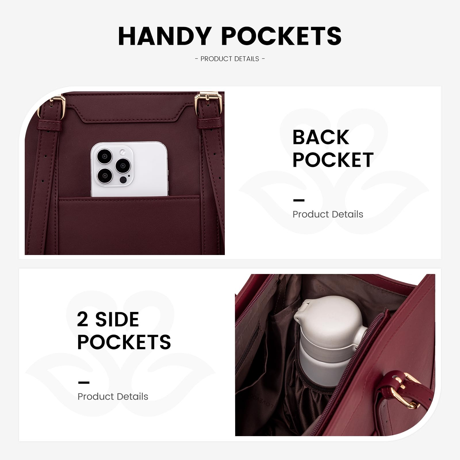 Foto 6 pulgar | Bolso Para Portátil Lovevook Para Mujer De 15.6 Pulgadas Con Bolso De Mano - Venta Internacional.