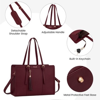 Foto 6 | Bolso Para Portátil Lovevook Para Mujer De 15.6 Pulgadas Con Bolso De Mano - Venta Internacional.