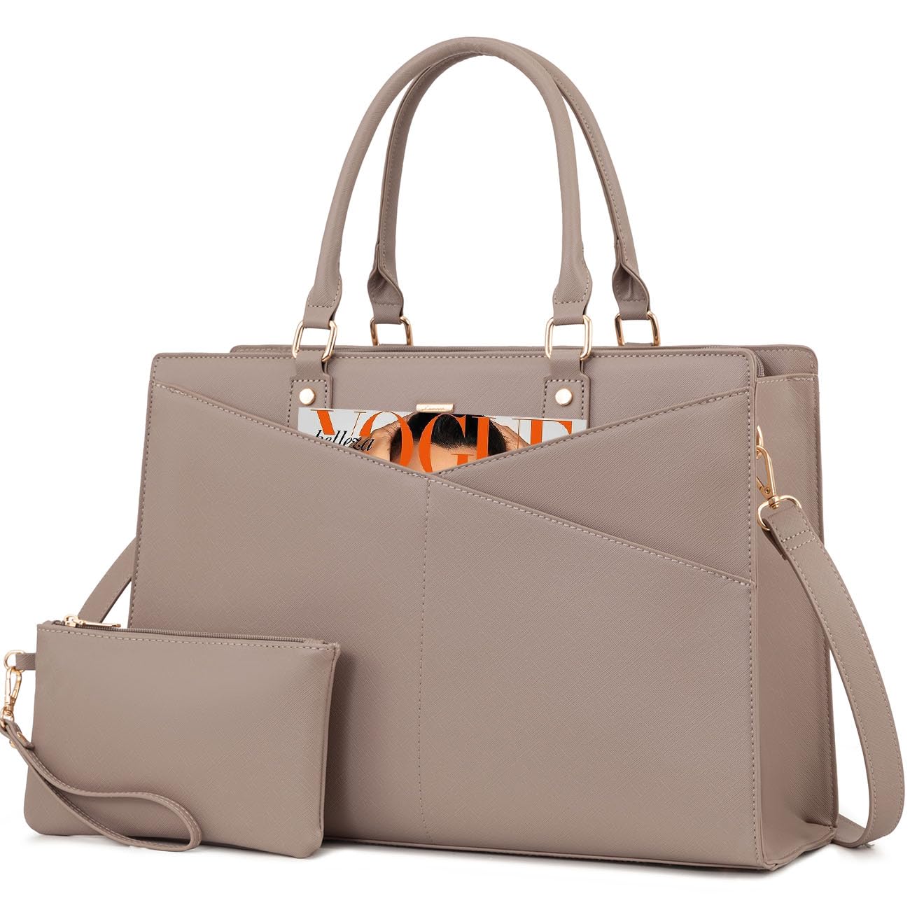 Foto 2 pulgar | Bolsa Lovevook Para Ordenador Portátil Para Mujer, De Piel, Oficina, Oficina, Trabajo, Ordenador, Co - Venta Interna