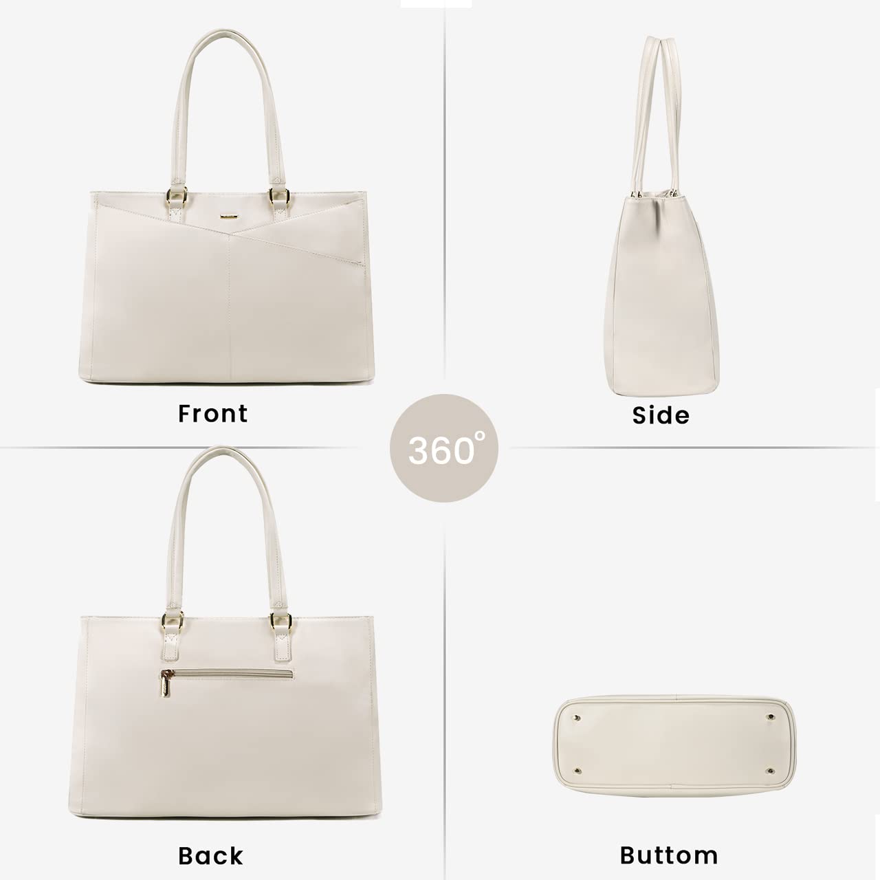 Foto 7 | Bolsa Para Ordenador Portátil Lovevook Para Mujer De 15,6 Pulgadas, Impermeable, De Piel, Ordenador, - Venta Interna