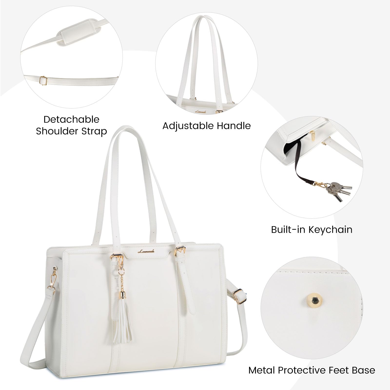 Foto 7 pulgar | Bolsa Para Portátil Lovevook De Piel Ligera De 15.6 Pulgadas Para Mujer - Venta Internacional.