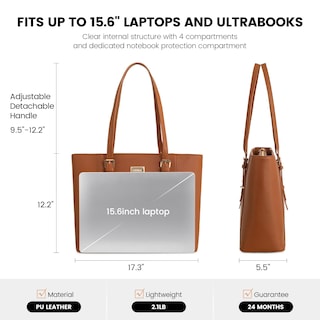 Foto 3 | Bolsa Para Portátil Lovevook Para Mujer, Maletín De Oficina Grande De 15.6 Pulgadas - Venta Internacional.