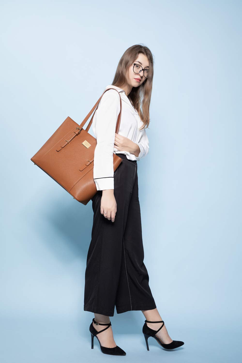 Foto 7 pulgar | Bolsa Para Portátil Lovevook Para Mujer, Maletín De Oficina Grande De 15.6 Pulgadas - Venta Internacional.