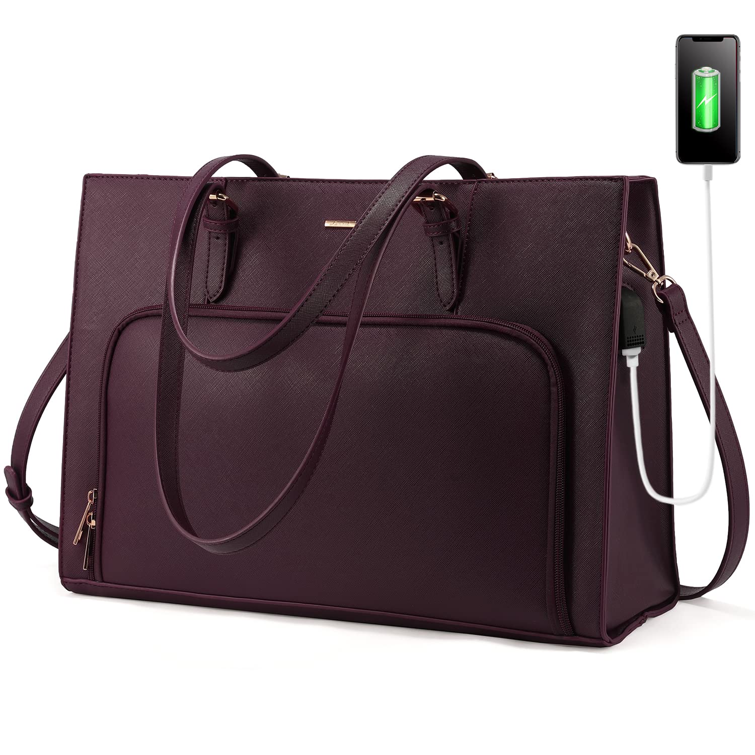 Foto 2 pulgar | Bolsa De Trabajo Impermeable Lovevook Para Portátil De 15.6 Pulgadas Para Mujer - Venta Internacional.