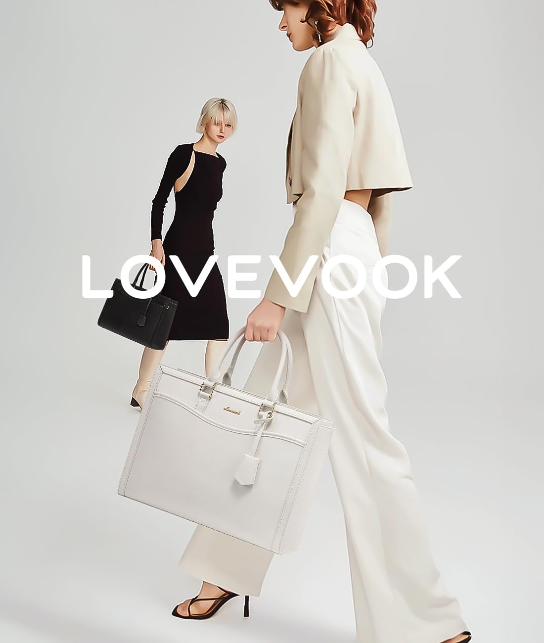 Foto 3 | Bolsa De Mano Para Portátil Lovevook, Piel, Oficina, 15,6 Pulgadas - Venta Internacional.