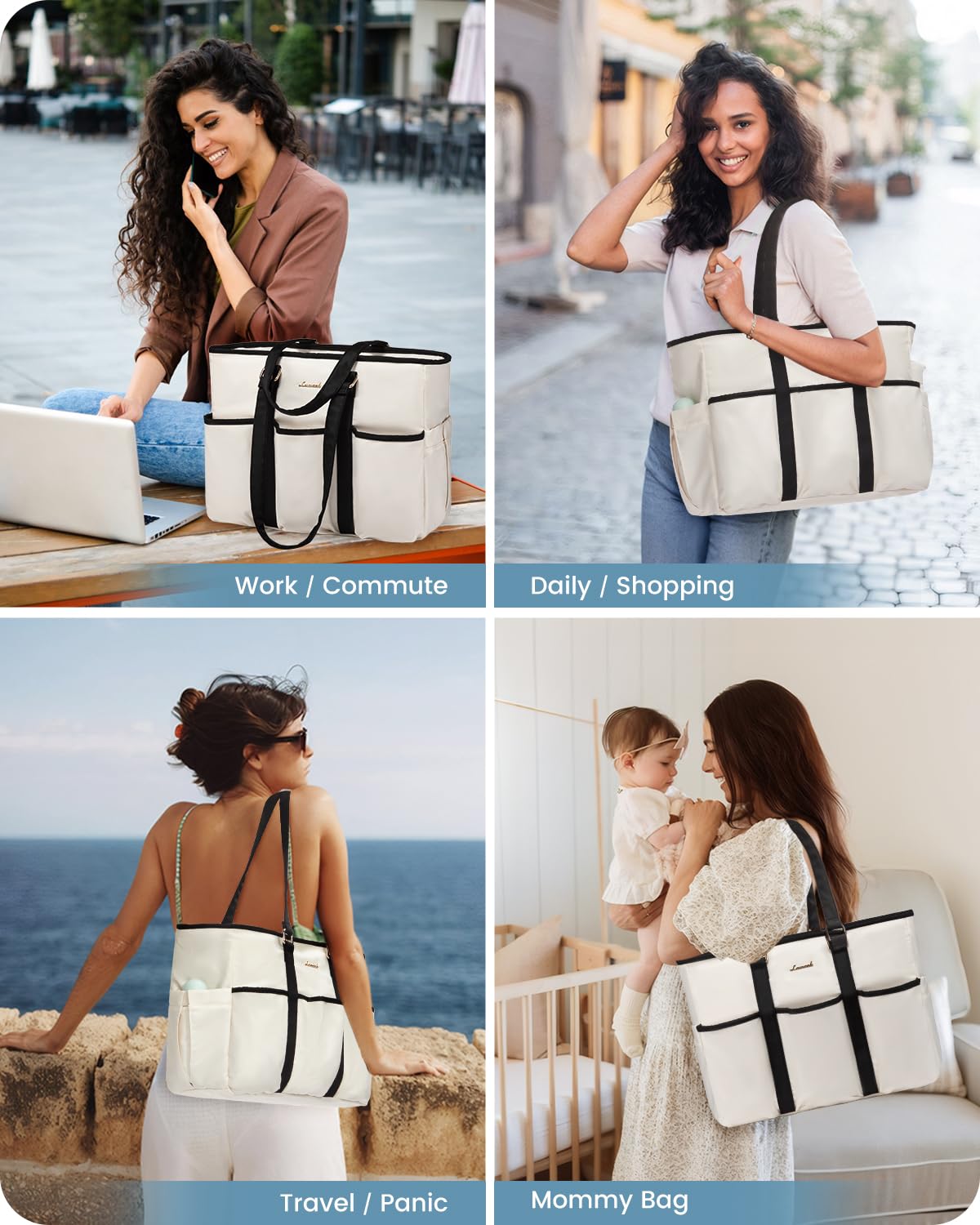 Foto 7 pulgar | Bolsa Lovevook Work Para Portátil De 15.6 Pulgadas Impermeable Para Mujer - Venta Internacional.