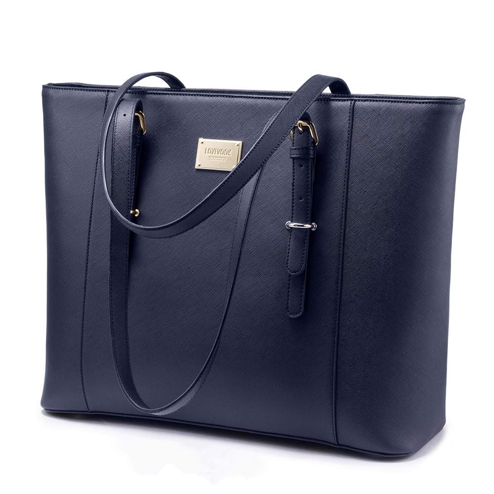 Foto 2 pulgar | Bolsa De Mano Para Portátil Lovevook Professional Para Mujer, Color Azul Marino - Venta Internacional.