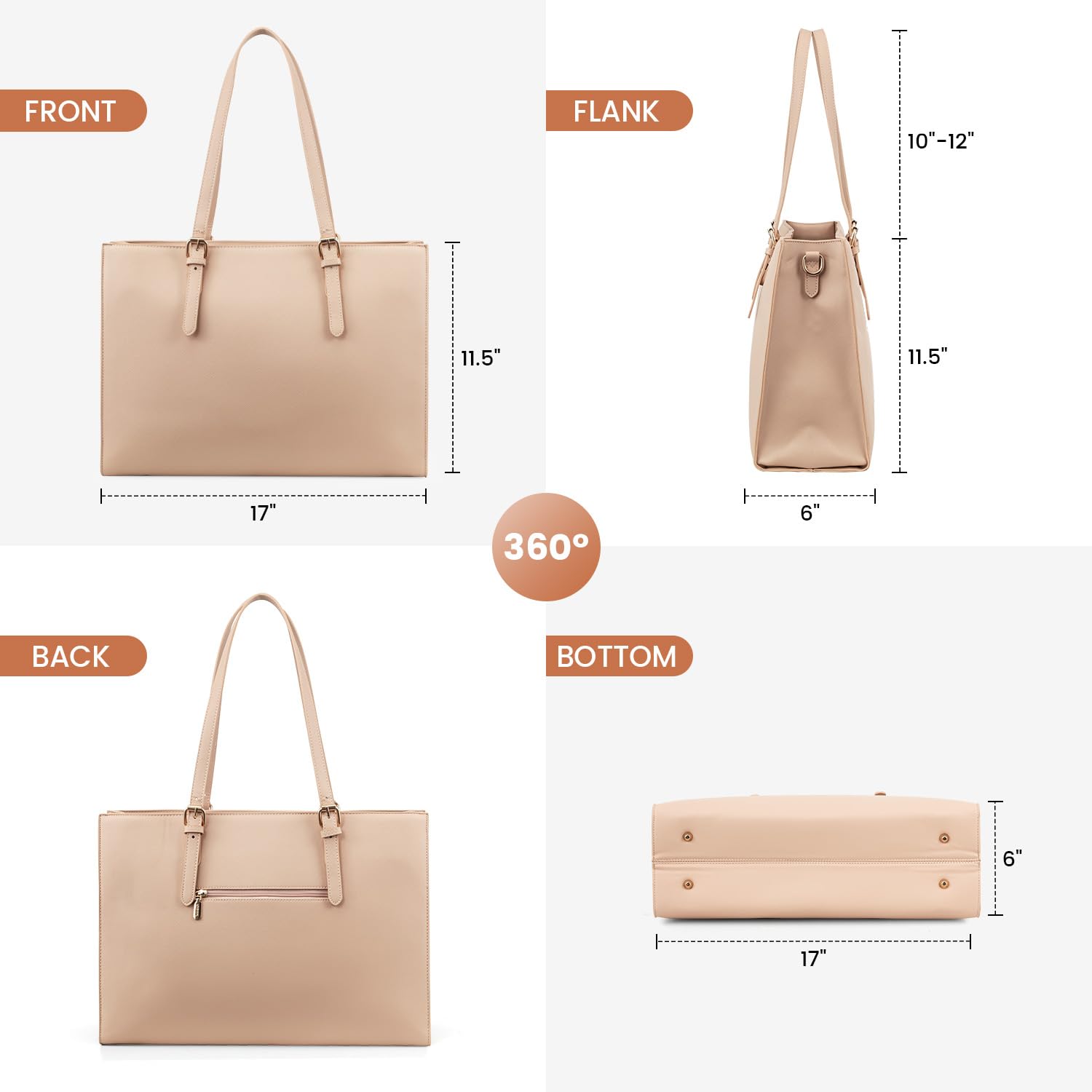 Foto 6 pulgar | Bolsa Para Portátil Lovevook Para Mujer, Moderna Bolsa De Ordenador De Gran Capacidad, Juego De Band - Venta Interna