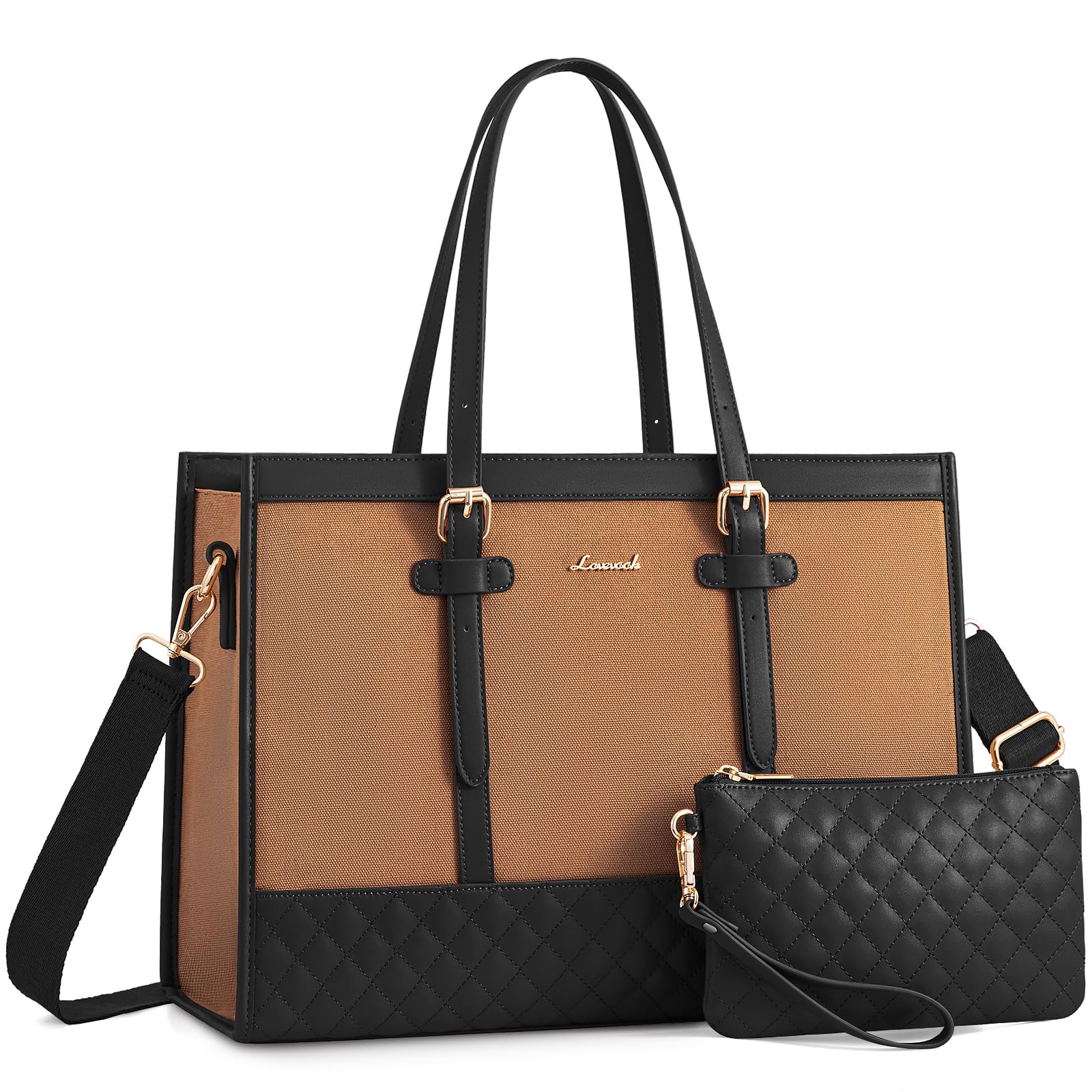 Foto 2 pulgar | Bolsa De Lona Para Portátil Lovevook Para Mujer De 15.6 Pulgadas Con Embrague - Venta Internacional.