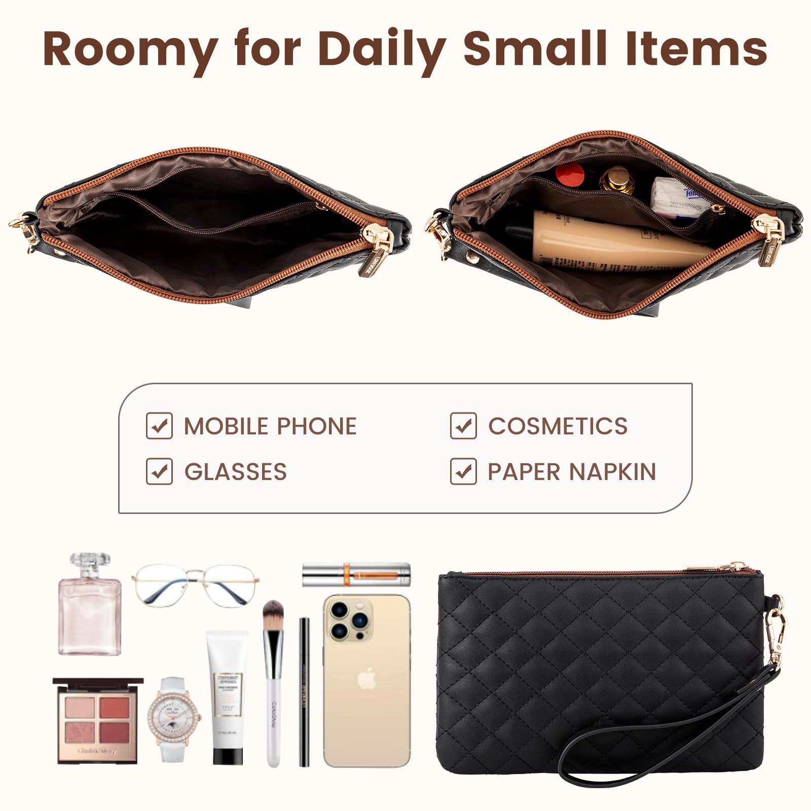 Foto 8 pulgar | Bolsa De Lona Para Portátil Lovevook Para Mujer De 15.6 Pulgadas Con Embrague - Venta Internacional.