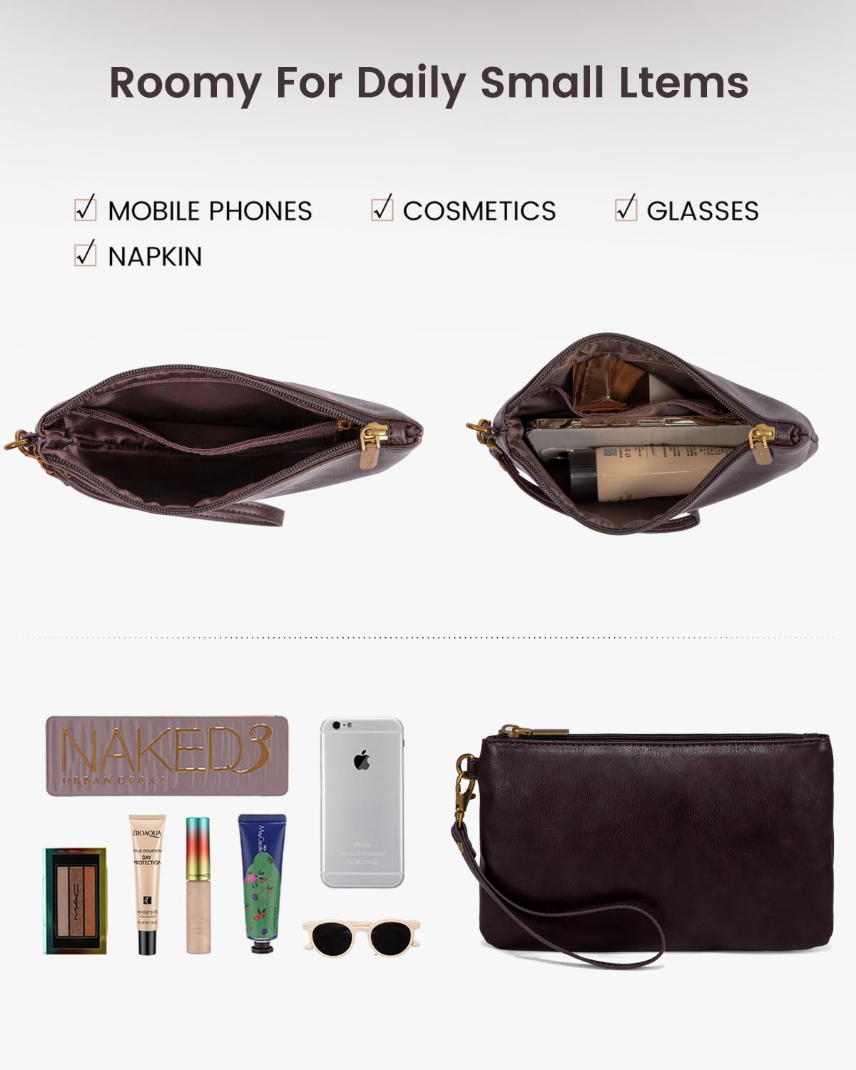 Foto 7 | Bolsa De Mano Para Portátil Lovevook, Piel Vintage, 15.6 Pulgadas, Impermeable - Venta Internacional.