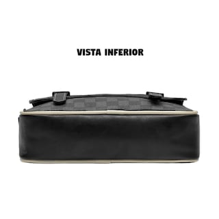 Foto 4 | Bolso De Hombro A Cuadros Informal De Negocios Belug, Negro
