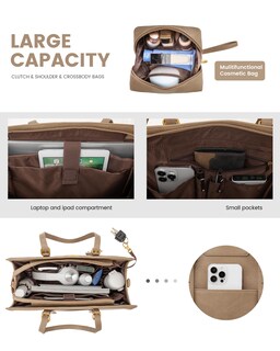 Foto 2 | Bolsa de Hombro Lovevook con Cosmetiquera-Venta Internacional