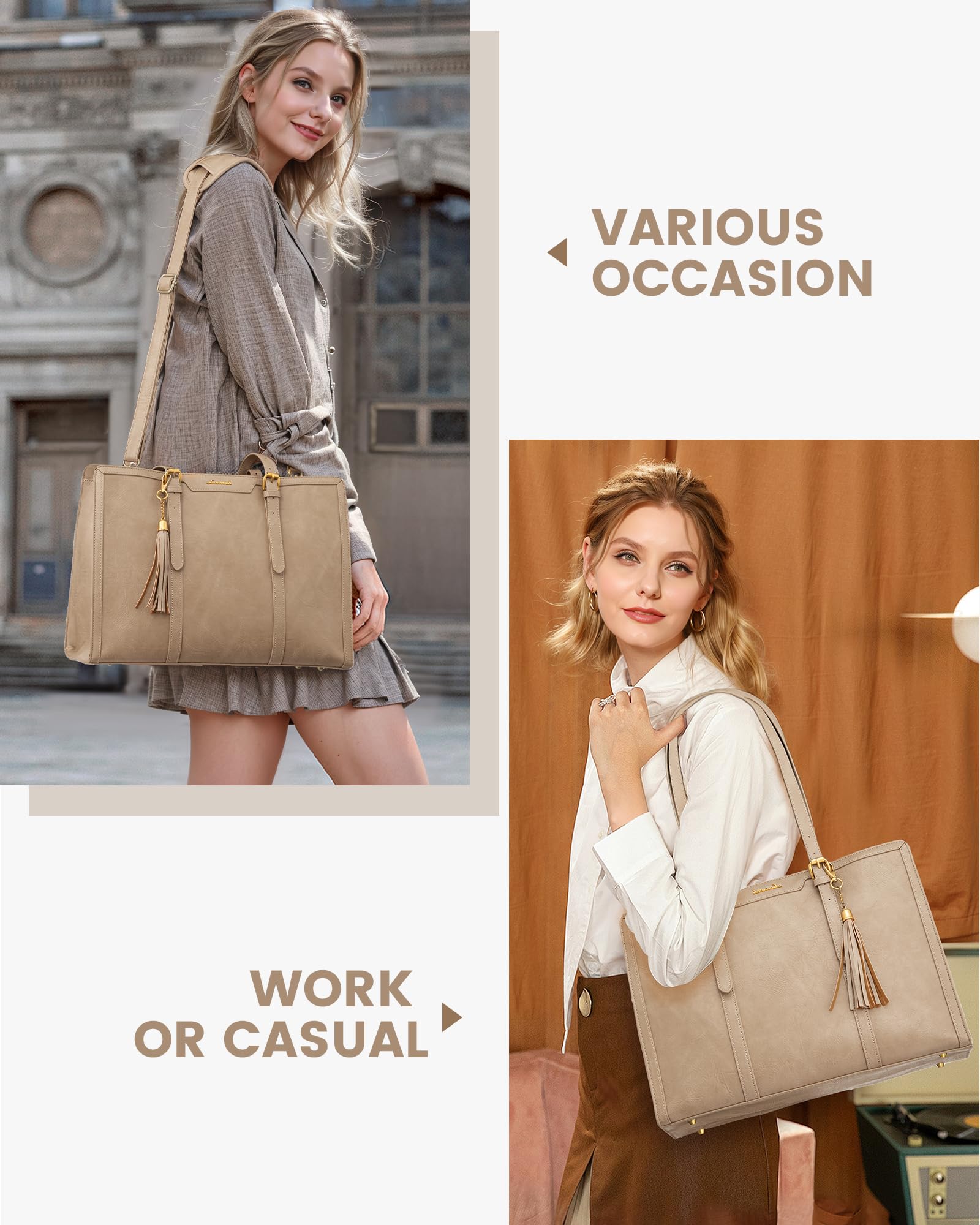 Foto 6 | Bolsa de Hombro Lovevook con Cosmetiquera-Venta Internacional