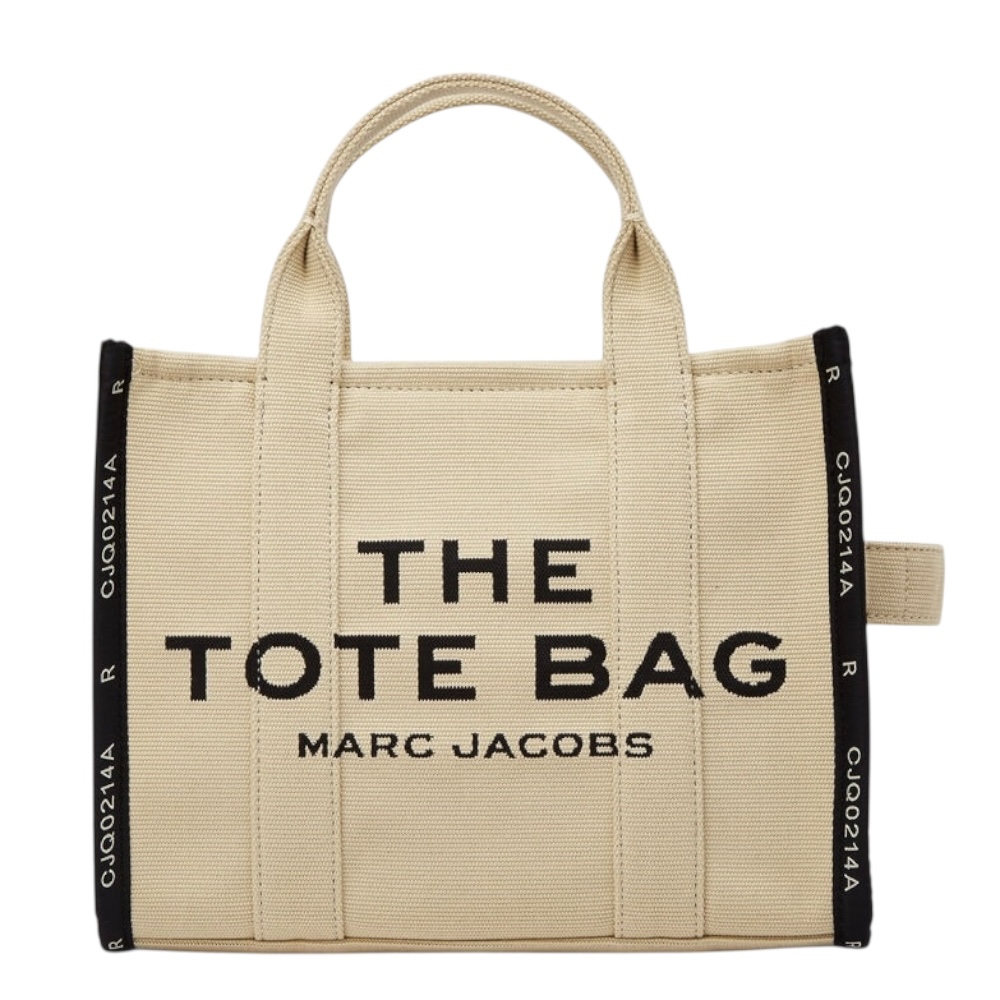 Foto 1 | Bolsa Marc Jacobs The Tote Bag Jacquard Beige Mediana