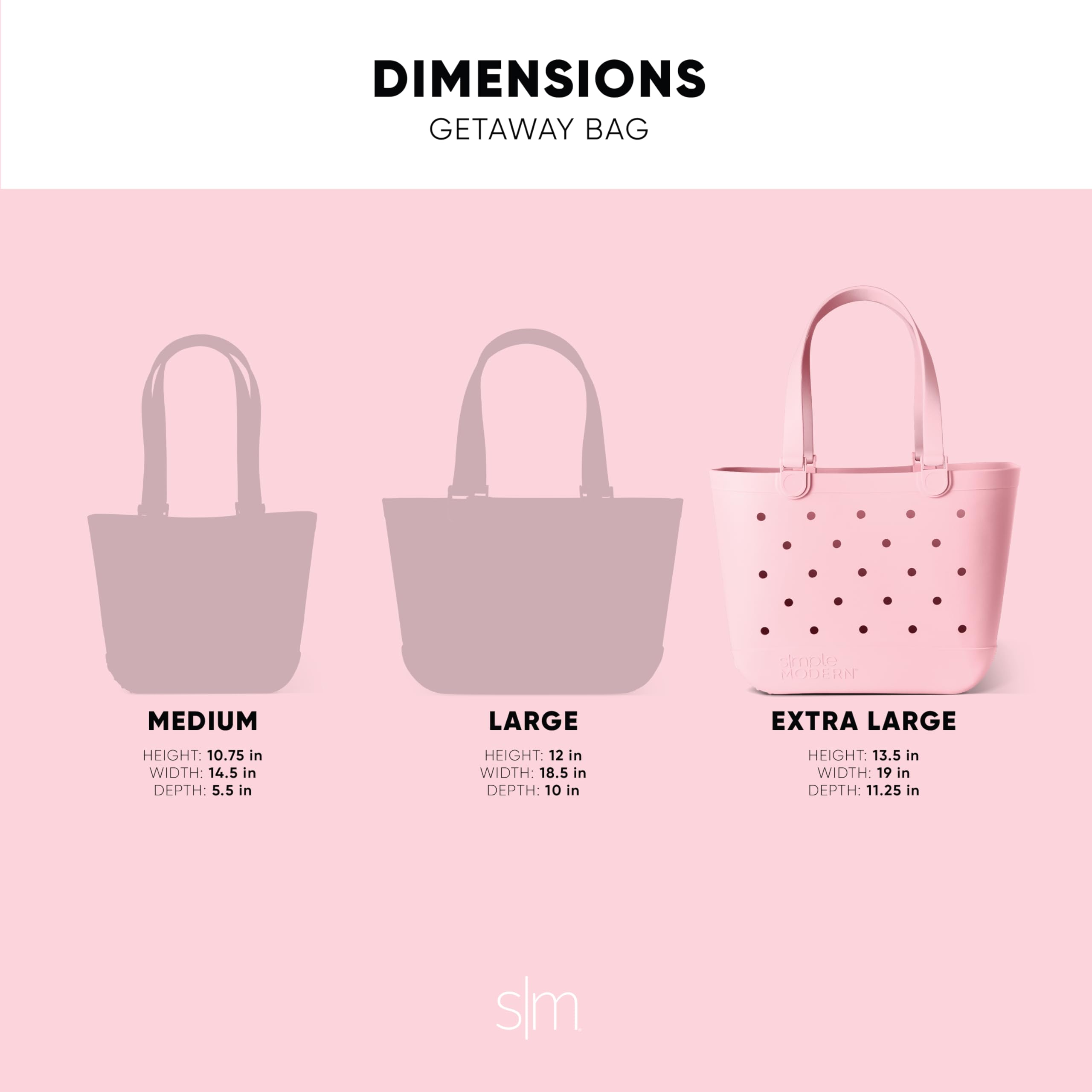 Foto 4 pulgar | Bolsa De Playa Simple Modern Getaway, Impermeable, Extragrande - Venta Internacional.