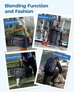 Foto 2 | Bolsa Deportiva Bagsmart, Bolsa De Gimnasio Para Hombre Con Compartimento Para Portátil - Venta Internacional.