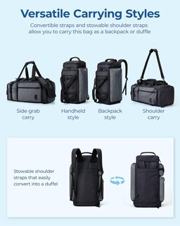 Foto 3 | Bolsa Deportiva Bagsmart, Bolsa De Gimnasio Para Hombre Con Compartimento Para Portátil - Venta Internacional.
