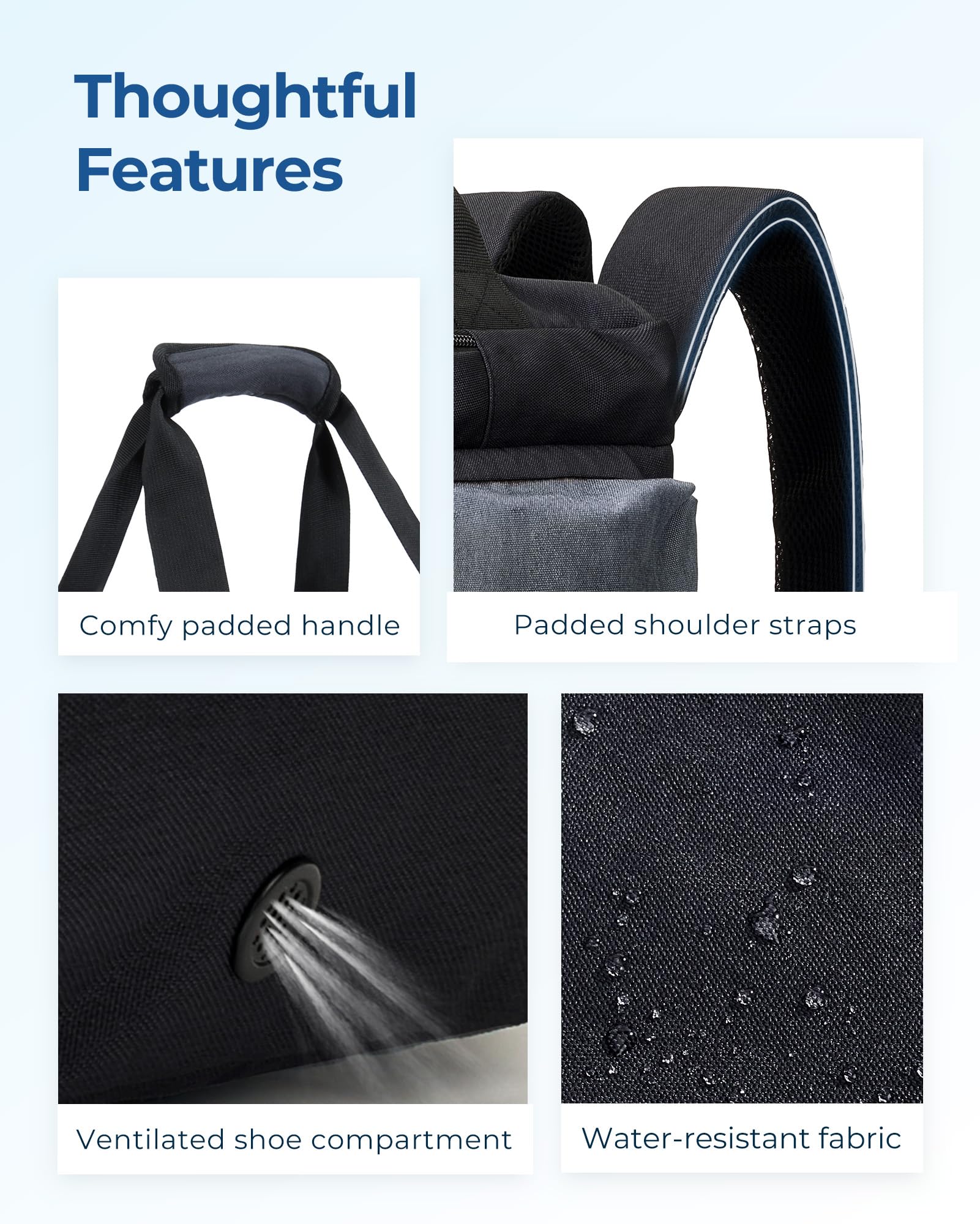 Foto 6 pulgar | Bolsa Deportiva Bagsmart, Bolsa De Gimnasio Para Hombre Con Compartimento Para Portátil - Venta Internacional.