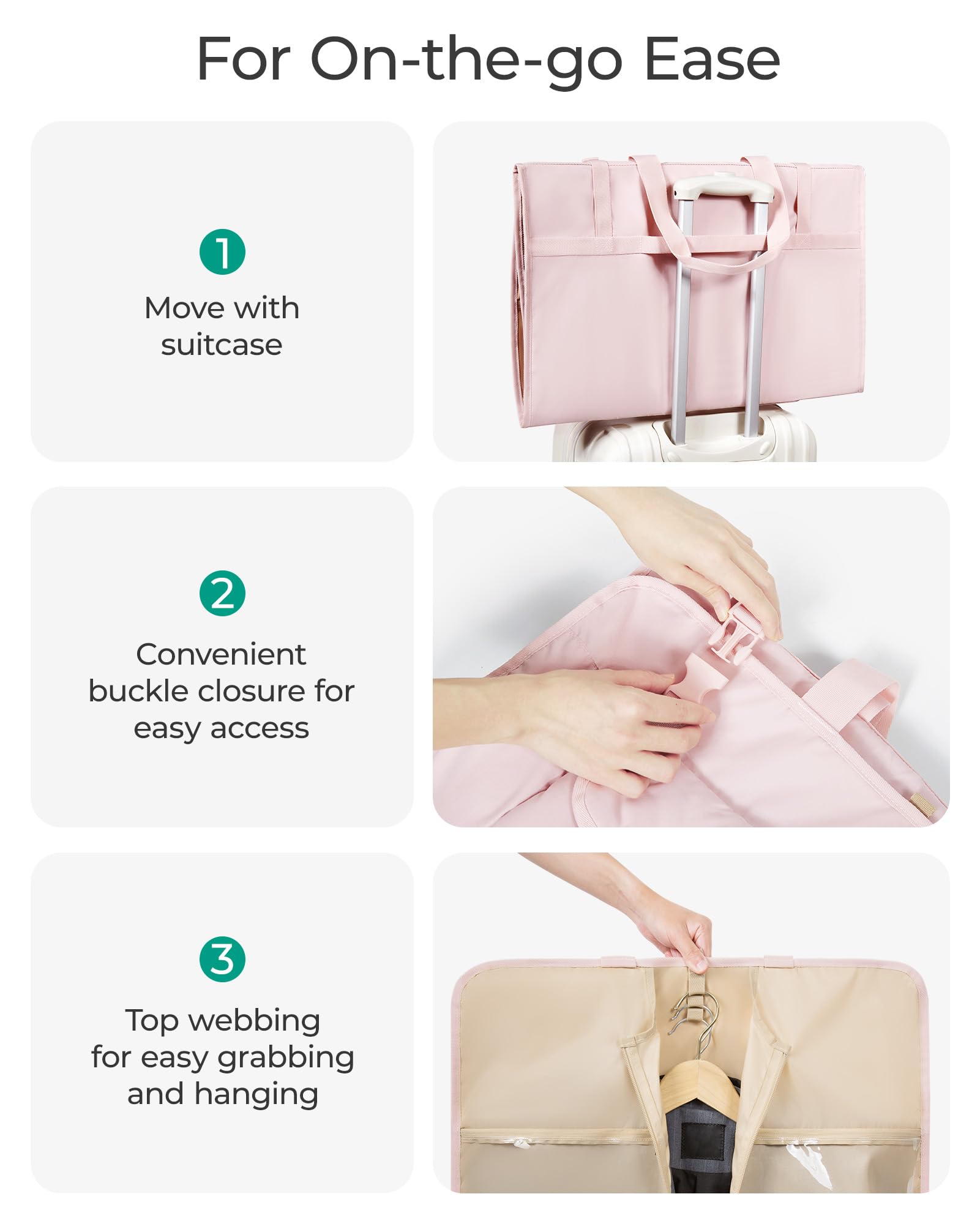 Foto 4 | Bolsa De Ropa Bagsmart Convertible Weekender Para Viajes - Venta Internacional.