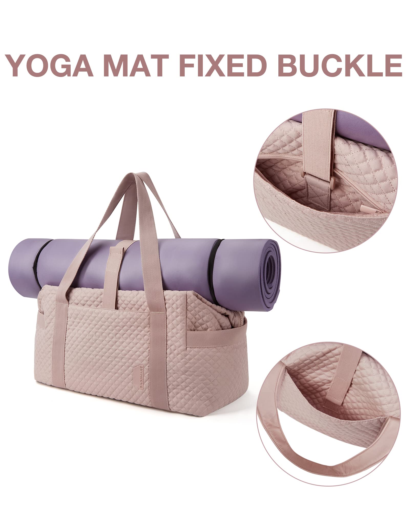 Foto 5 pulgar | Bolsa De Viaje Para Fin De Semana Bagsmart, Grande, Para Gimnasio, Con Hebilla Para Esterilla De Yoga - Venta Intern