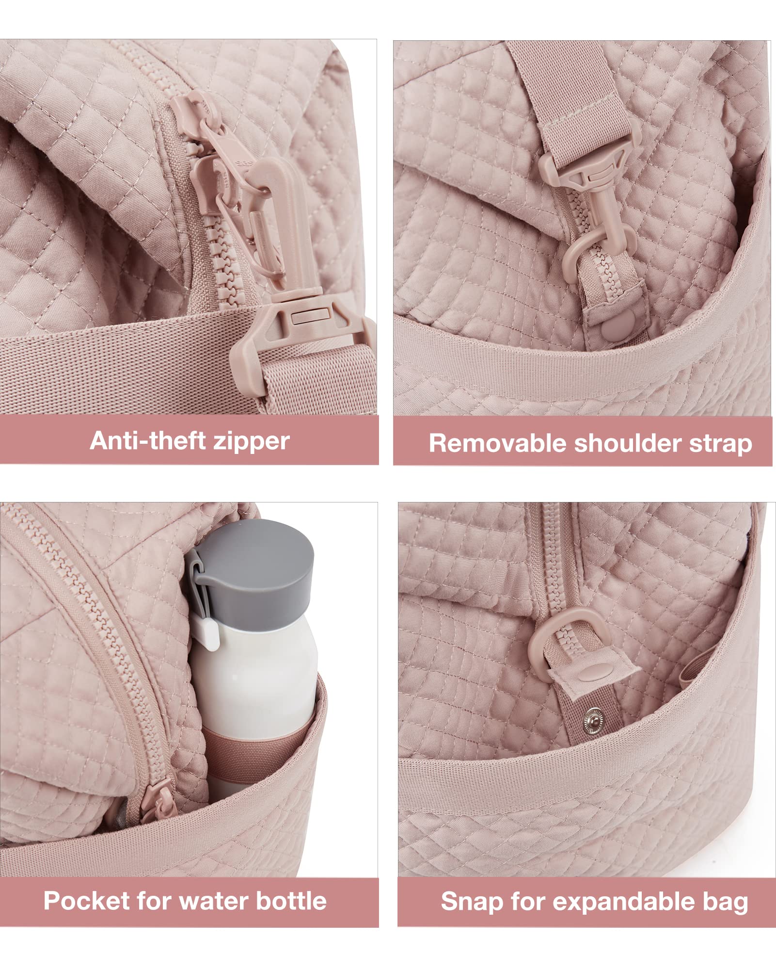 Foto 6 pulgar | Bolsa De Viaje Para Fin De Semana Bagsmart, Grande, Para Gimnasio, Con Hebilla Para Esterilla De Yoga - Venta Intern