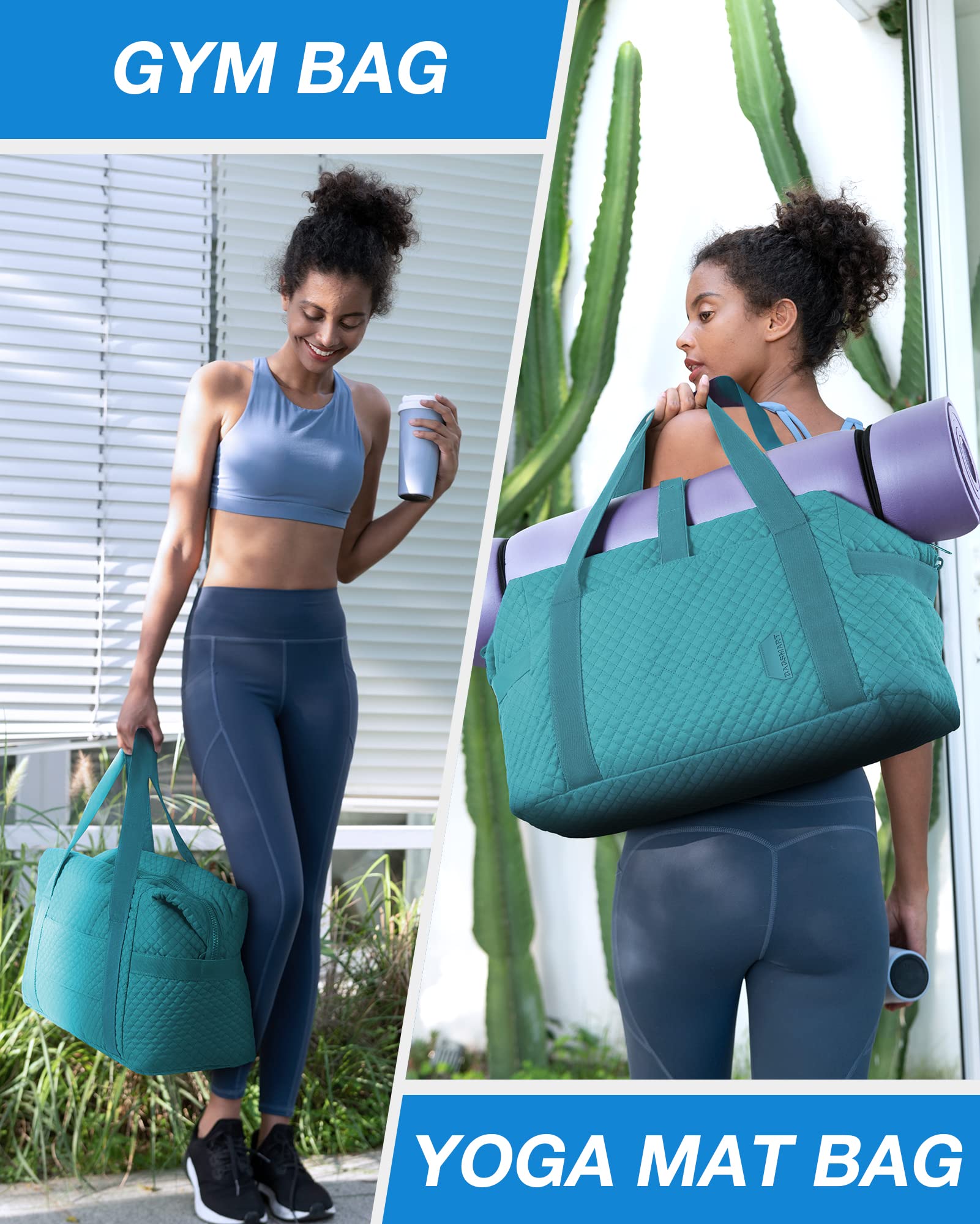 Foto 2 | Bolsa De Viaje Para Fin De Semana Bagsmart, Grande, Para Gimnasio, Con Hebilla Para Esterilla De Yoga - Venta Intern