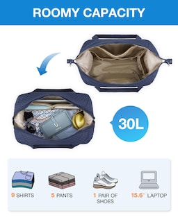 Foto 3 | Bolsa De Viaje Para Fin De Semana Bagsmart, Grande, Para Gimnasio, Con Hebilla Para Esterilla De Yoga - Venta Intern