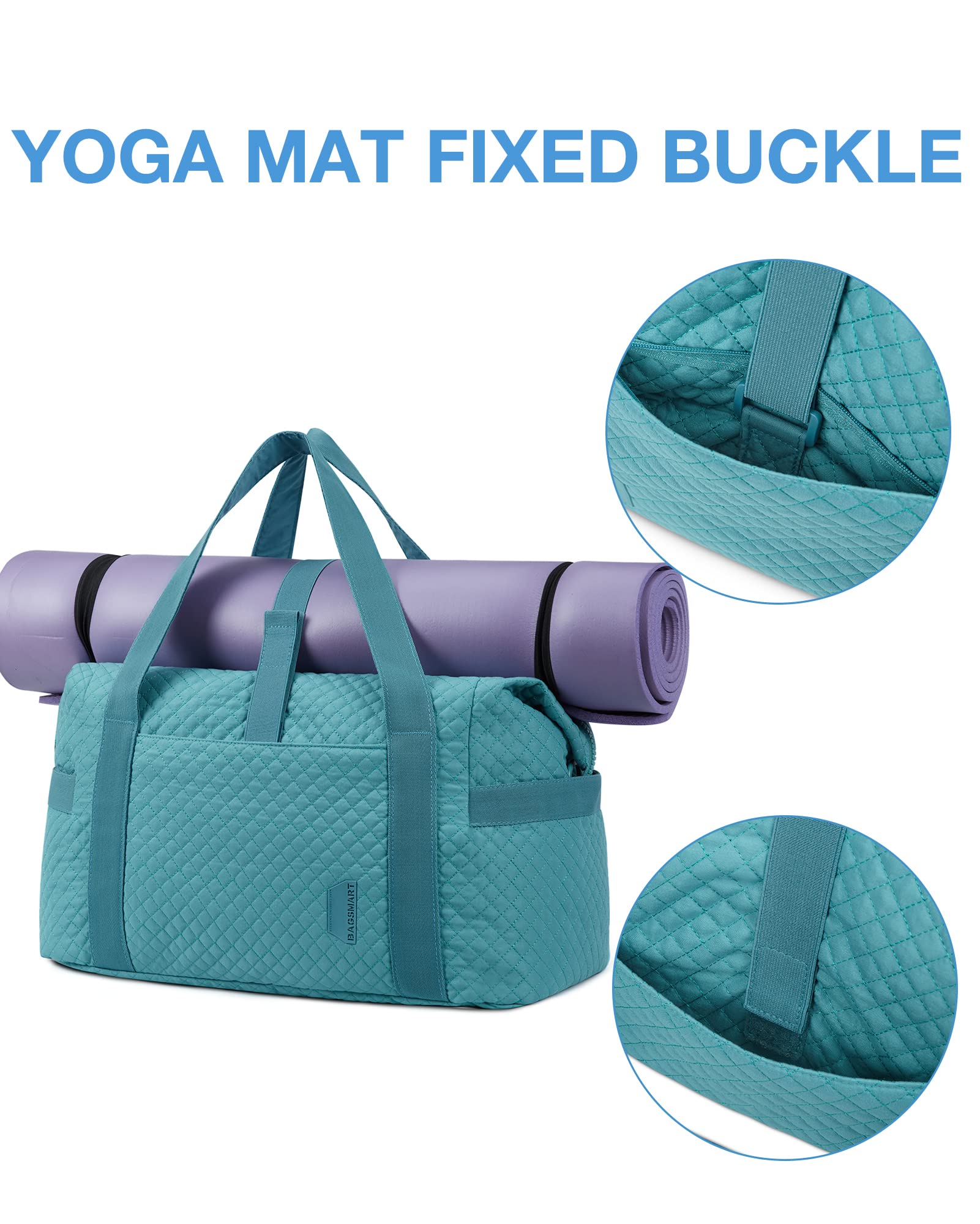 Foto 5 pulgar | Bolsa De Viaje Para Fin De Semana Bagsmart, Grande, Para Gimnasio, Con Hebilla Para Esterilla De Yoga - Venta Intern
