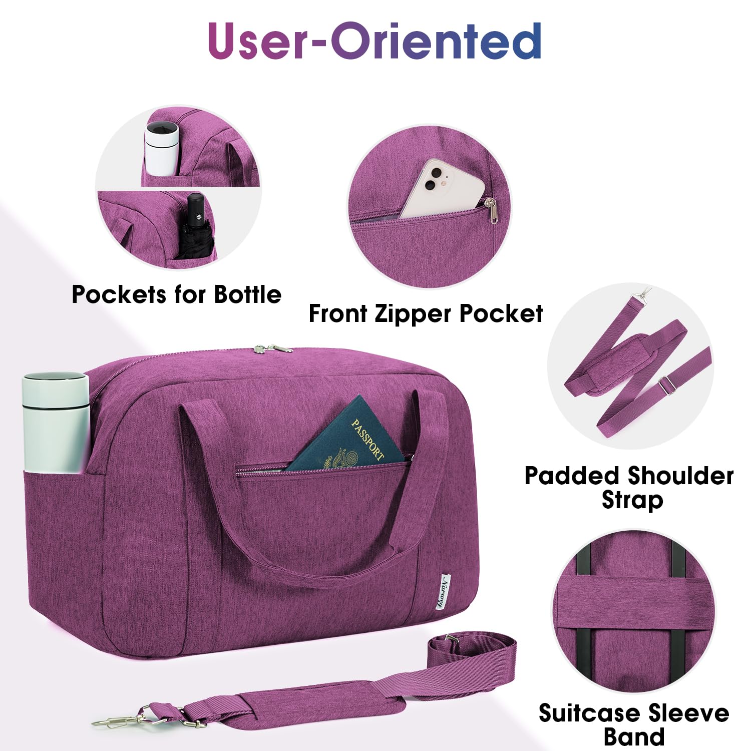 Foto 6 pulgar | Bolsa De Viaje Narwey 18 Carry On Underseat 25 L Para Spirit Airlines - Venta Internacional.