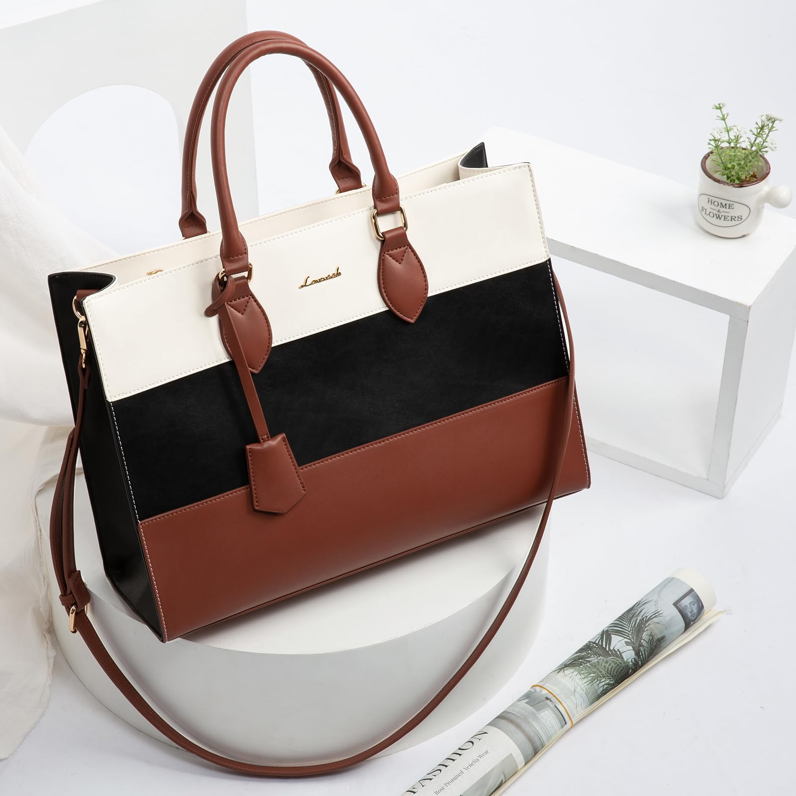 Foto 7 | Bolso De Mano Para Portátil Lovevook Para Mujer Con Bolso De Mano - Venta Internacional.