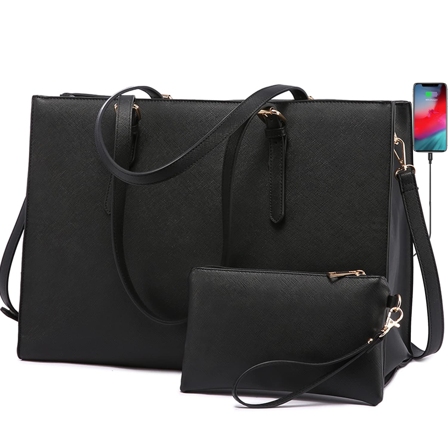Foto 2 pulgar | Bolsa Para Portátil Lovevook Para Mujer De 17.3 Pulgadas Con Bolso De Mano, Juego De 2 Piezas - Venta Internacional.