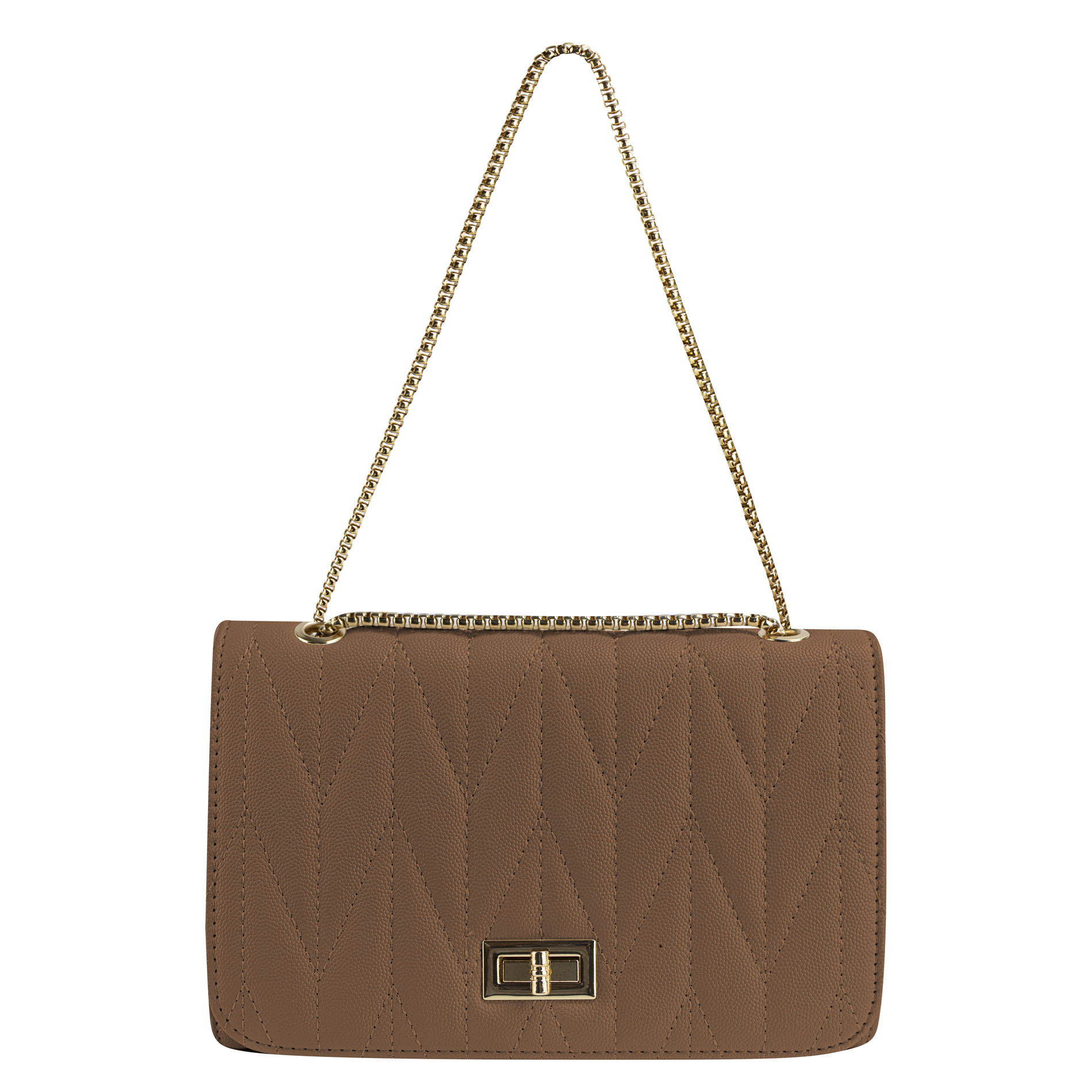 Foto 1 | Bolso Para Dama Cognac Lichi Trigo Sintetico Andalucia Nueva Imagen